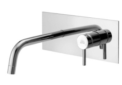 PAFFONI serie LIGHT Rubinetto miscelatore per Lavabo Incasso con Piastra cromo lucido con accessori