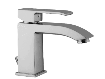 PAFFONI serie LEVEL Rubinetto miscelatore per lavabo cromo lucido con accessori