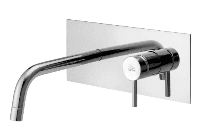 PAFFONI serie STICK Rubinetto miscelatore per Lavabo Incasso con Piastra cromo lucido con accessori