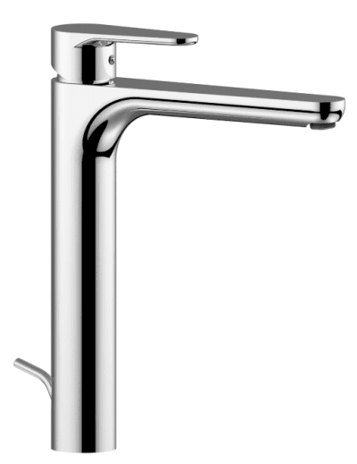 PAFFONI serie GREEN Rubinetto miscelatore per lavabo Prolungato cromo lucido con accessori