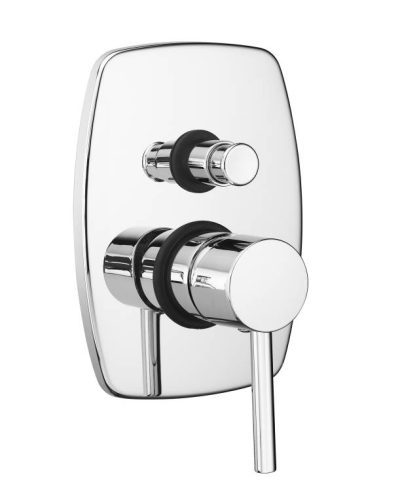 GNUTTI serie MONOCILINDRADUE Incasso Doccia con Deviatore cromo lucido con accessori