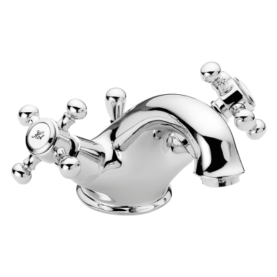 PAFFONI serie IRIS Rubinetto miscelatore per lavabo cromo lucido con accessori