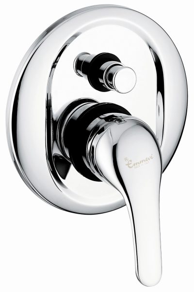 GNUTTI serie ECOLINE Incasso Doccia con Deviatore cromo lucido con accessori