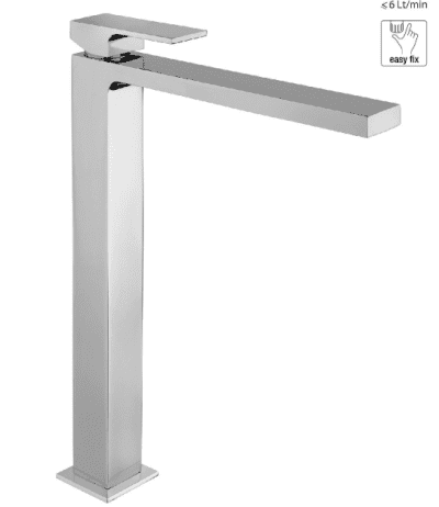 FRATTINI serie VITA DUE Rubinetto miscelatore per lavabo Prolungato cromo lucido con accessori