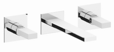 FRATTINI serie VITA DUE Lavabo Incasso Batteria cromo lucido con accessori