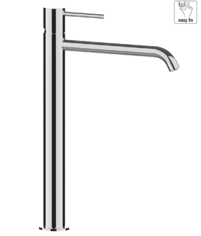 FRATTINI serie PEPE Rubinetto miscelatore per lavabo Prolungato cromo lucido con accessori