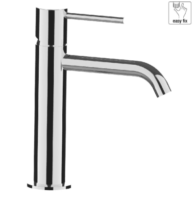 FRATTINI serie PEPE Rubinetto miscelatore per lavabo cromo lucido con accessori