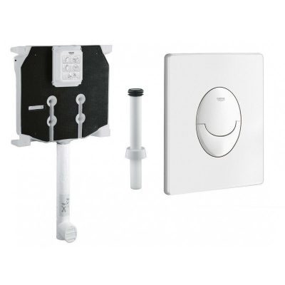 CASSETTA INCASSO GROHE con Placca Bianca e Canotto