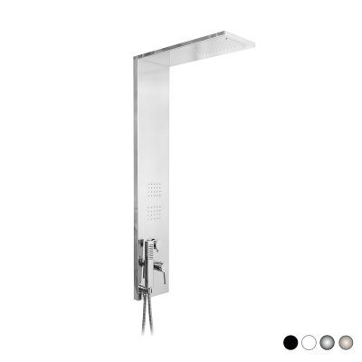 COLONNA DOCCIA MULTIFUNZIONE MOD. TREND - Inox Lucido