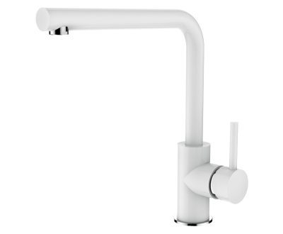 AQG Serie Colors Miscelatore per lavello collo alto - Bianco