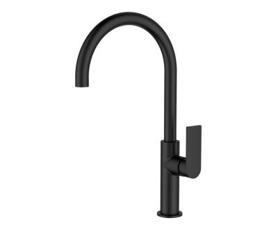 AQG Serie Alpha Miscelatore Monoforo lavello Nero