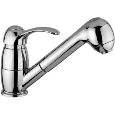 PAFFONI Serie FLAVIA Miscelatore Monoforo con doccetta estraibile 2 getti cromo