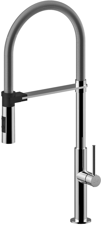 PAFFONI Serie CHEF Miscelatore lavello monoforo alto con Canna Orientabile